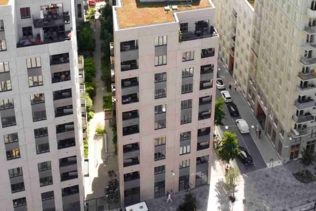 Appartamento Modern Elegance I Hagastaden Stoccolma Esterno foto
