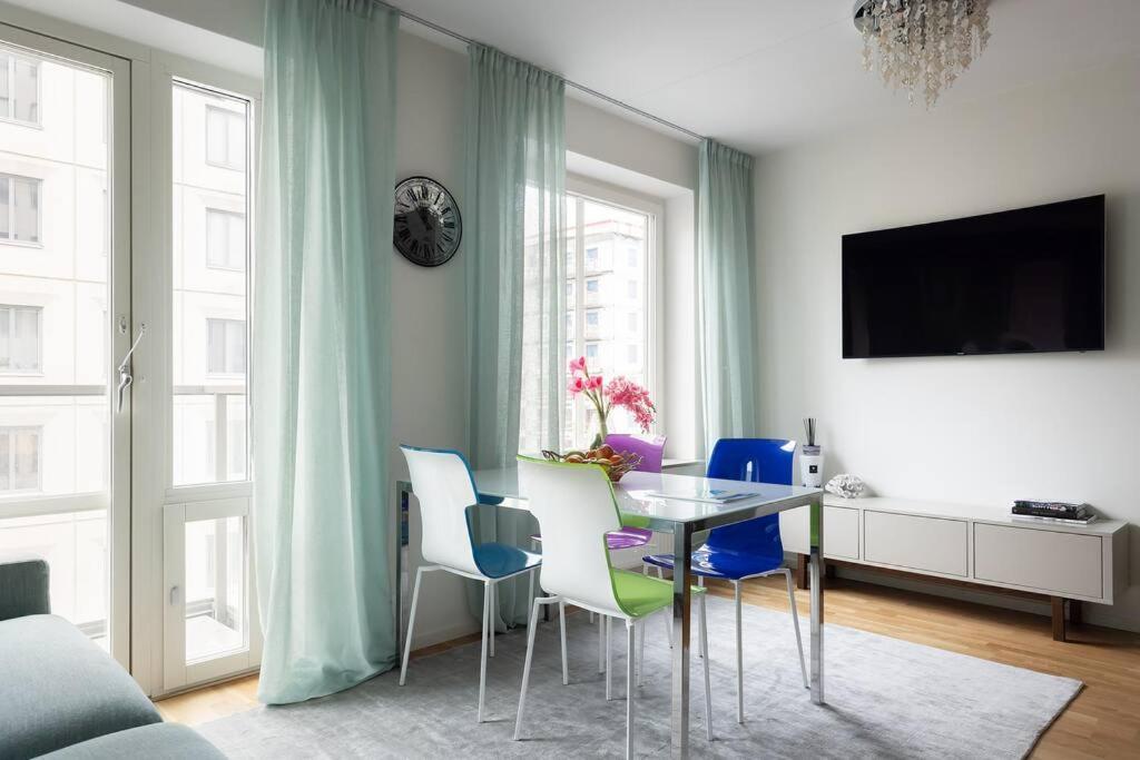 Appartamento Modern Elegance I Hagastaden Stoccolma Esterno foto