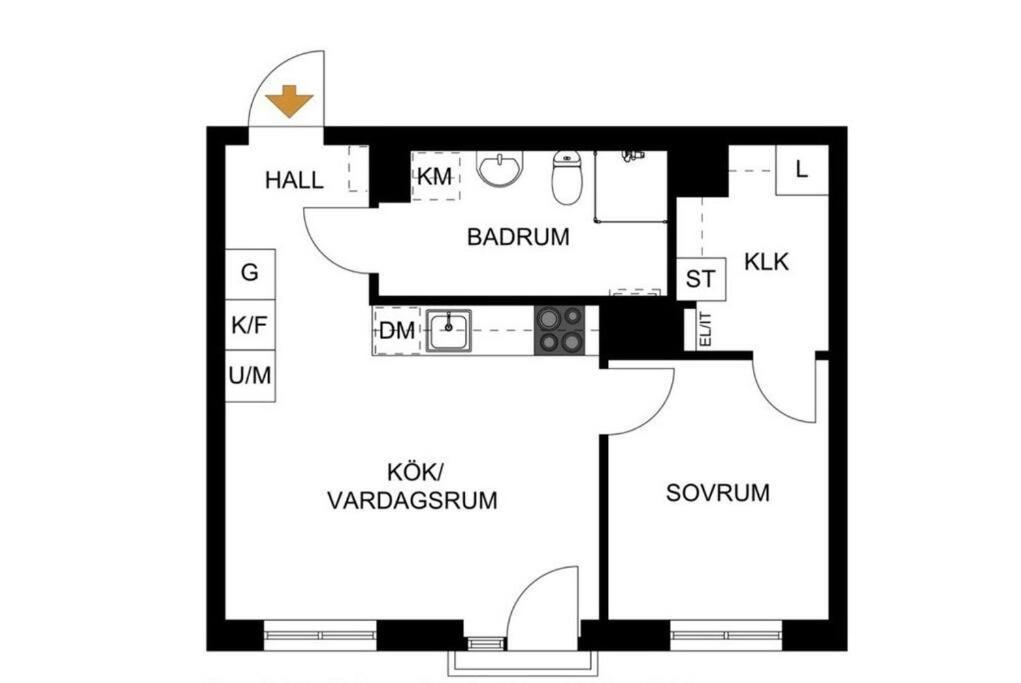 Appartamento Modern Elegance I Hagastaden Stoccolma Esterno foto